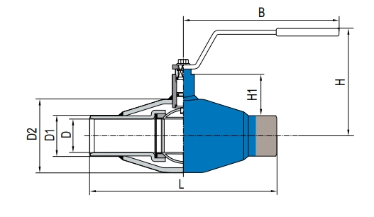 NAVAL DN150 PN16 234414 Краны
