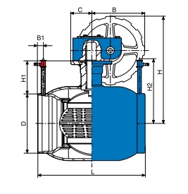 NAVAL DN250 PN16 264437 Краны