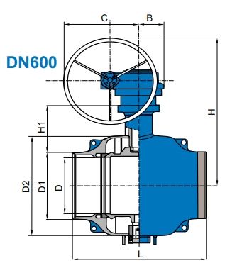 NAVAL DN400 PN25 284479 Краны #2