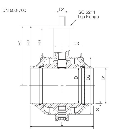 NAVAL DN400 PN25 23469905 Краны #3