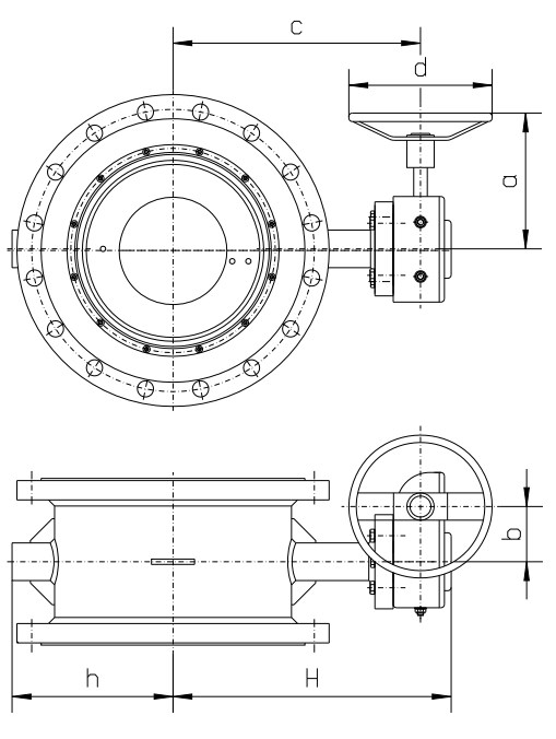 NAVAL DN450 PN25 550452 Затворы